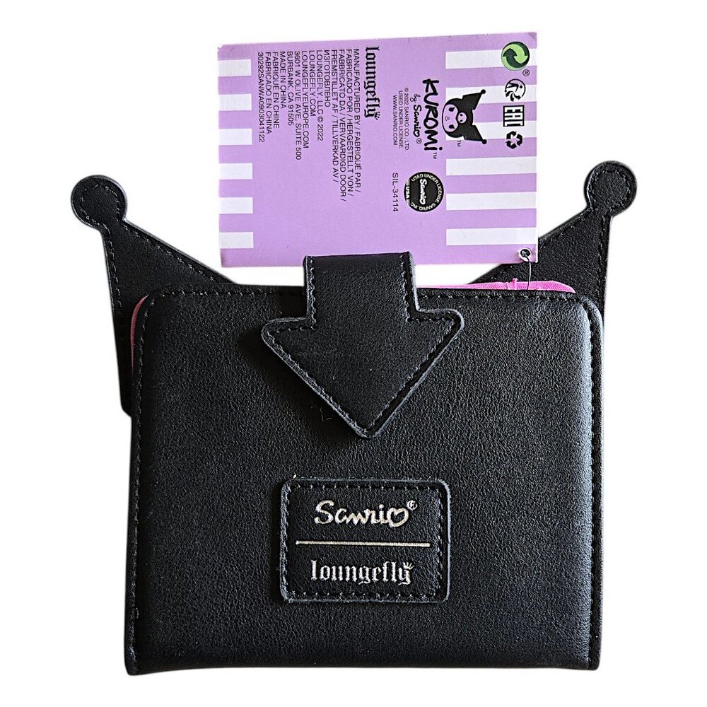 Loungefly Sanrio Kuromi Rare Limited Edition Figural Snap Cardholder Mini Wallet - Picture 2 of 7